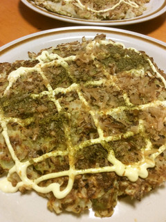イカ、エビ、シラスのお好み焼き-レシピのメイン写真