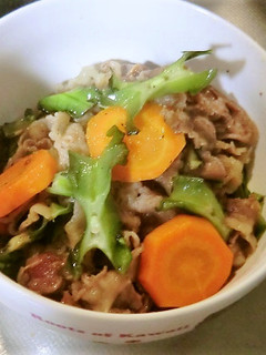 牛ばら肉とうりずん(四角豆)白だし炒め煮-レシピのメイン写真
