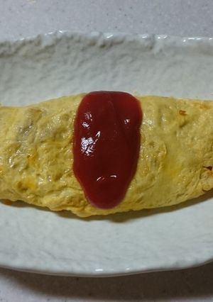 シンプルな材料で、簡単美味しいオムレツ♥-レシピのメイン写真