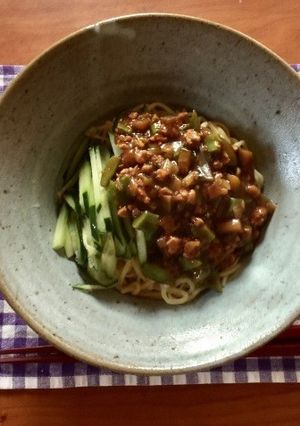 家庭で作るジャジャ麺-レシピのメイン写真