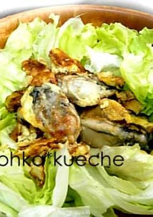 牡蠣のチーズ風味たまご焼き-レシピのメイン写真