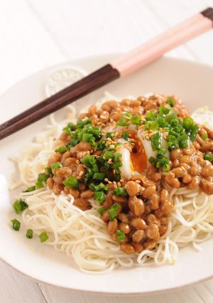 香極ポン酢入り納豆素麺-レシピのメイン写真