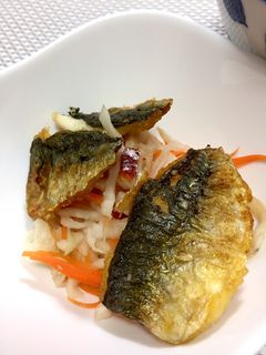 切り干し大根と鯵の酢の物-レシピのメイン写真
