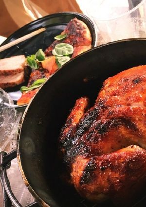 クリスマスにはやっぱりローストチキン-レシピのメイン写真