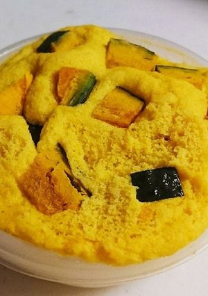 高校生が作る!かぼちゃのおから蒸しパン☆-レシピのメイン写真
