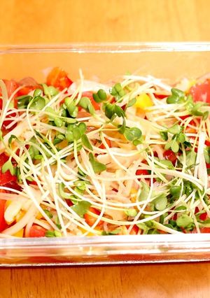 カンタン酢で簡単☆トマトと玉ねぎのマリネ-レシピのメイン写真