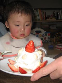 蒸しパンde★一歳のお誕生日ケーキ★-レシピのメイン写真