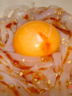 月見シリーズ♡イカそうめんを食べよう♪-レシピのメイン写真
