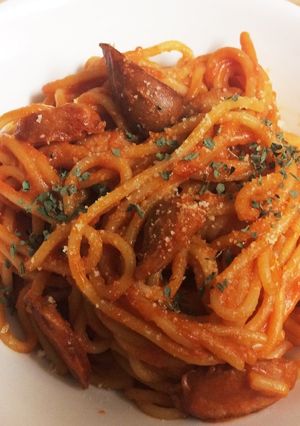 ずぼらさんのトマトクリームパスタ☆*。-レシピのメイン写真