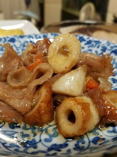 少しずつ残った竹輪、人参、豚肉で甘辛炒め-レシピのメイン写真
