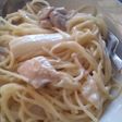 鶏もも肉と白菜のクリームパスタ