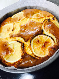 まるごとレモンのチーズスフレケーキ♪-レシピのメイン写真