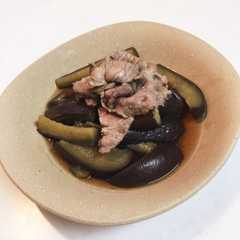 รูปของ お手軽な旬の煮物♪なすと豚肉の旨煮