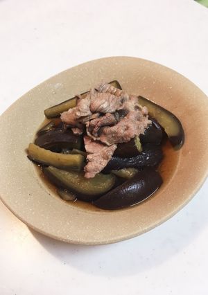 お手軽な旬の煮物♪なすと豚肉の旨煮-レシピのメイン写真