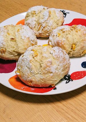 HMで!粗びき黒胡椒風味のコーンパン-レシピのメイン写真
