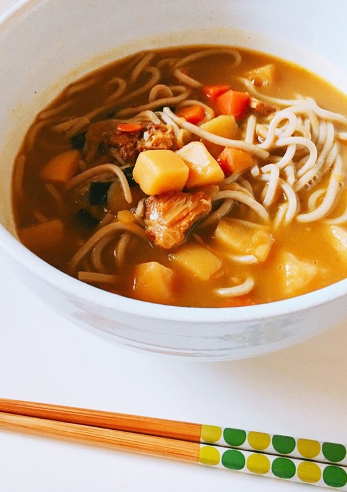 超簡単！和風カレーそば！-レシピのメイン写真