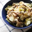 レンジで キャベツと豚バラの塩昆布あえ
