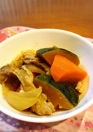 脱！いつものがぼちゃ煮〜肉かぼ〜-レシピのメイン写真