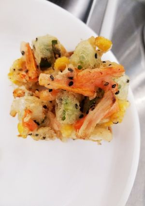 保育園のかき揚げ(夏バージョン)-レシピのメイン写真