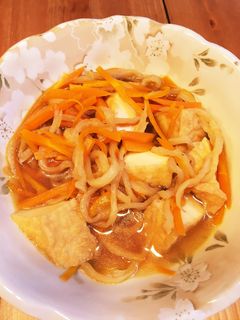 切り干し大根と厚揚げの煮物-レシピのメイン写真
