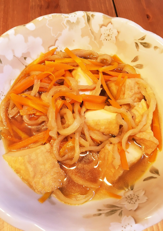 切り干し大根と厚揚げの煮物-レシピのメイン写真