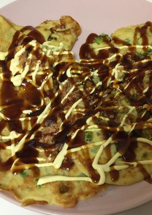 夏のたっぷりゴーヤお好み焼き-レシピのメイン写真