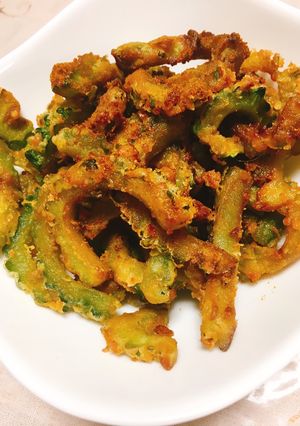 ゴーヤのカレー風味唐揚げ-レシピのメイン写真