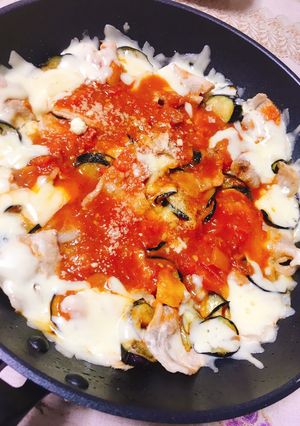 ナスと豚肉の重ね焼き-レシピのメイン写真