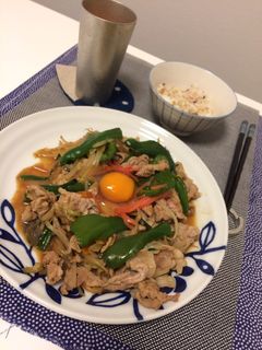 一人暮らし男に捧ぐ。お好み焼き風野菜炒め-レシピのメイン写真