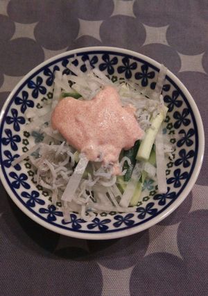 大根サラダの明太マヨのせ-レシピのメイン写真