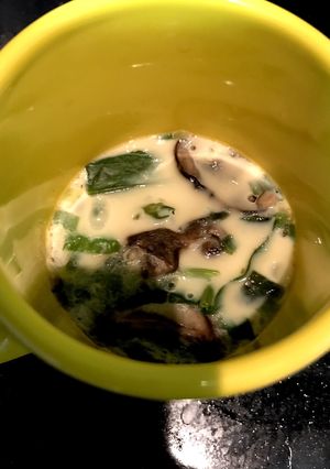松茸のお吸い物で圧力鍋1分 茶碗蒸し-レシピのメイン写真