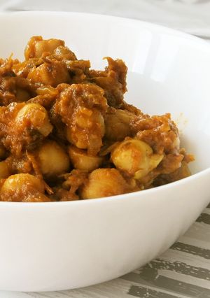 チャナマサラ（ひよこ豆のトマト煮カレー）-レシピのメイン写真