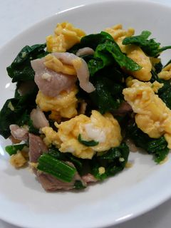 母の味☆ほうれん草と卵のしょうが和え-レシピのメイン写真