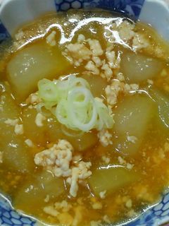 簡単 和食❀冬瓜の挽き肉餡掛け❀副菜に♪-レシピのメイン写真