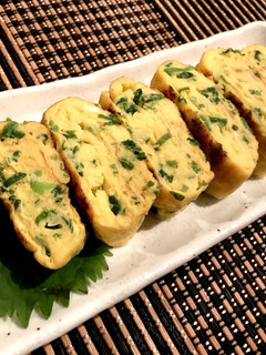 ネギ、卵大量消費♡ネギ入り甘め玉子焼き-レシピのメイン写真