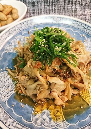 豚バラと舞茸の酒蒸し♪♪♪-レシピのメイン写真