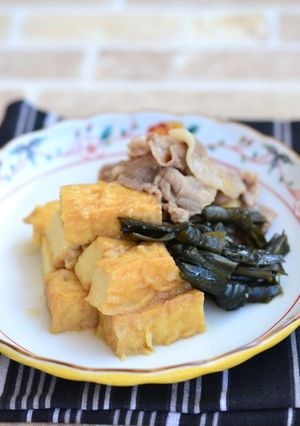 厚揚げ豆腐と昆布のうま煮【作りおき】-レシピのメイン写真