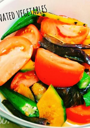 簡単☆焼き夏野菜の甘酸っぱいマリネ-レシピのメイン写真