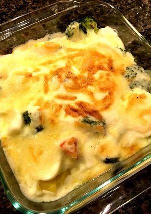 【野菜＋ミルク】ゆで卵と野菜のグラタン-レシピのメイン写真