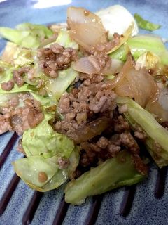 ひき肉とキャベツの回鍋肉風炒め☆-レシピのメイン写真