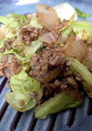 ひき肉とキャベツの回鍋肉風炒め☆-レシピのメイン写真