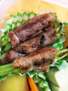 お弁当に!生ハムのアスパラ巻き☆-レシピのメイン写真