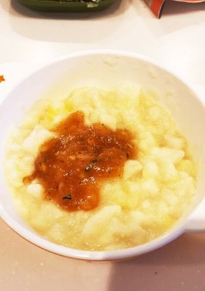 離乳食 朝食 パンとジャガイモのおかゆ-レシピのメイン写真