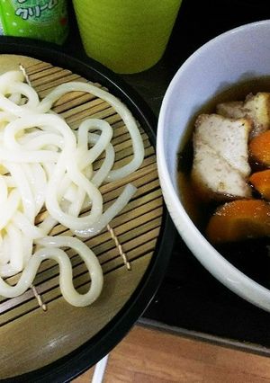 栄養満点☺️♥️☺️肉汁うどんランチ-レシピのメイン写真