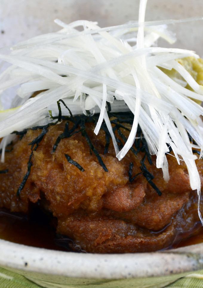一挙両得の味♪そばがきの揚げだし-レシピのメイン写真