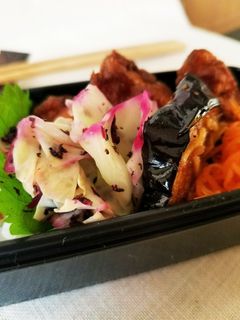 簡単お弁当おかず茹でキャベツのゆかり和え-レシピのメイン写真