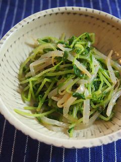 レンジで簡単!豆苗ともやしのナムル-レシピのメイン写真