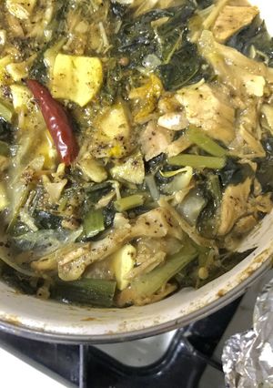 モロヘイヤとニラのスタミナスープカレー-レシピのメイン写真