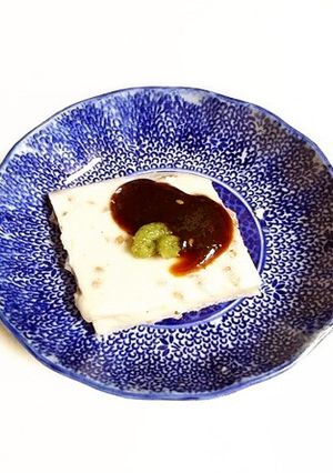 パパッと出来ちゃう★そばの実入り胡麻豆腐-レシピのメイン写真