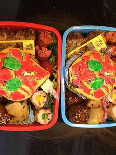 仮面ライダー アマゾンズ キャラ弁-レシピのメイン写真